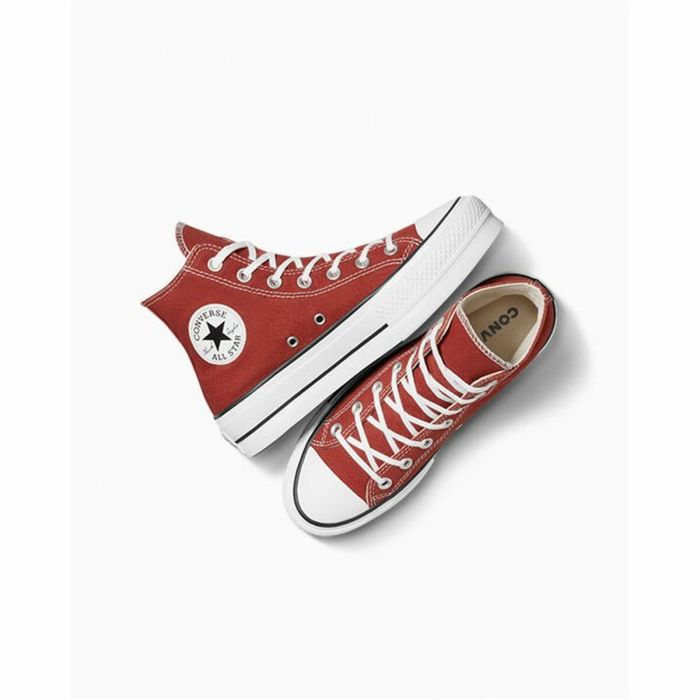 Zapatillas Casual Mujer Converse Chuck Taylor All Star Lift Hi Marrón 3 Zapatillas Casual Mujer Converse Chuck Taylor All Star Lift Hi Marrón 3