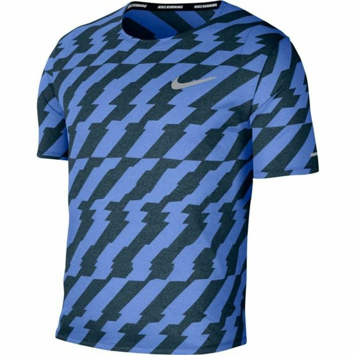 Camiseta de Manga Corta Hombre Nike Dri-Fit Miler Future Fast Azul 0 Camiseta de Manga Corta Hombre Nike Dri-Fit Miler Future Fast Azul 0