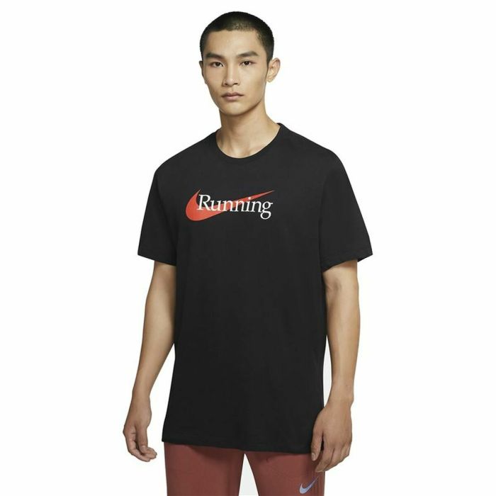 Camiseta de Manga Corta Hombre Nike Dri-FIT Negro