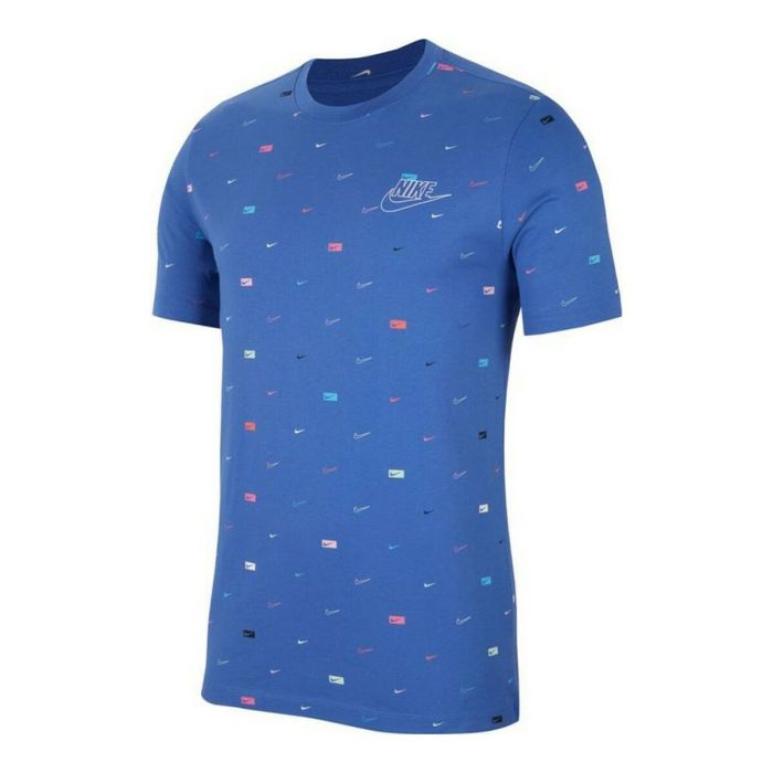 Camiseta de Manga Corta Hombre Nike Sportswear Añil Camiseta de Manga Corta Hombre Nike Sportswear Añil