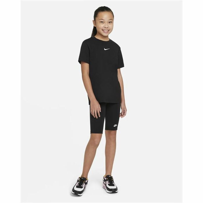Camiseta de Manga Corta Infantil Nike Sportswear Negro 1