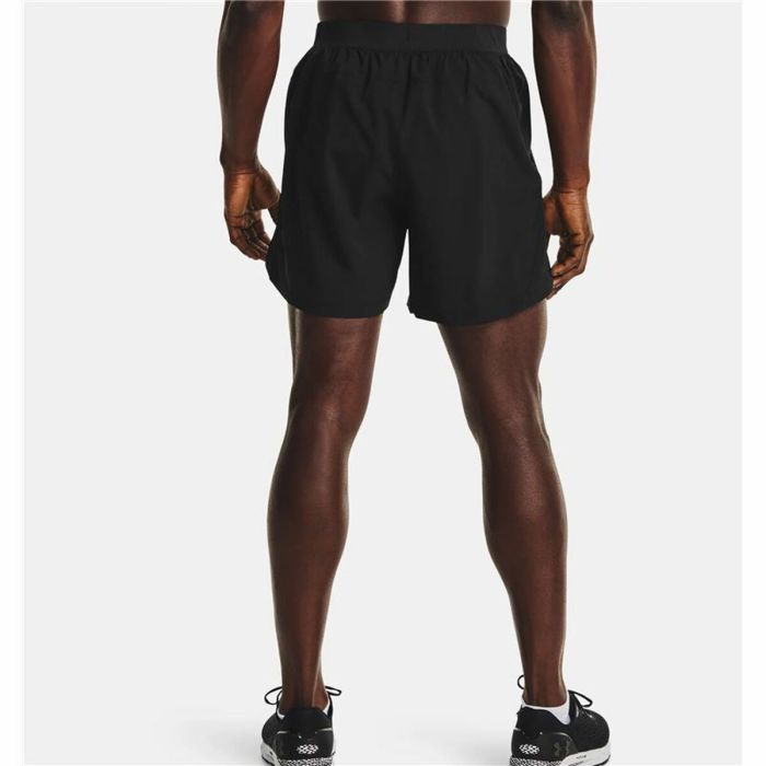 Pantalones Cortos Deportivos para Hombre Under Armour Launch Run 5'' Negro 3