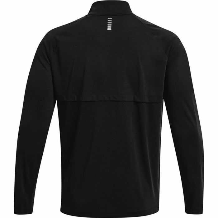 Camiseta de Manga Larga Hombre Under Armour STR Zip Negro 4