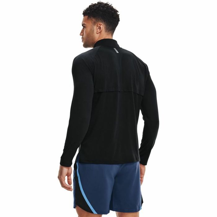 Camiseta de Manga Larga Hombre Under Armour STR Zip Negro 2