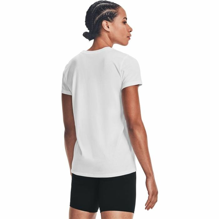 Camiseta de Manga Corta Mujer Under Armour Sportstyle Blanco 5