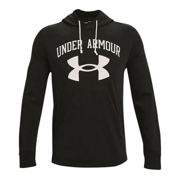 Sudadera con Capucha Hombre Under Armour Rival Terry Negro