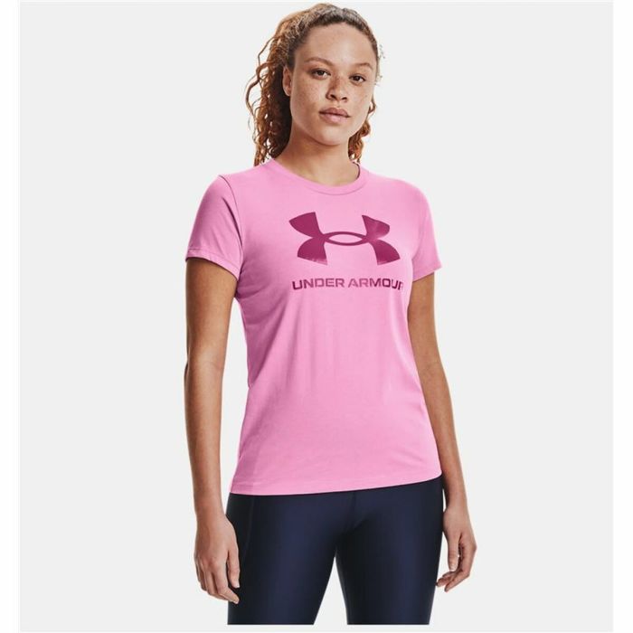 Camiseta de Manga Corta Mujer Under Armour Graphic Rosa 3