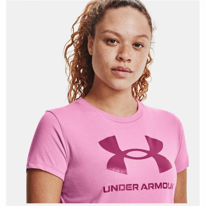 Camiseta de Manga Corta Mujer Under Armour Graphic Rosa 1