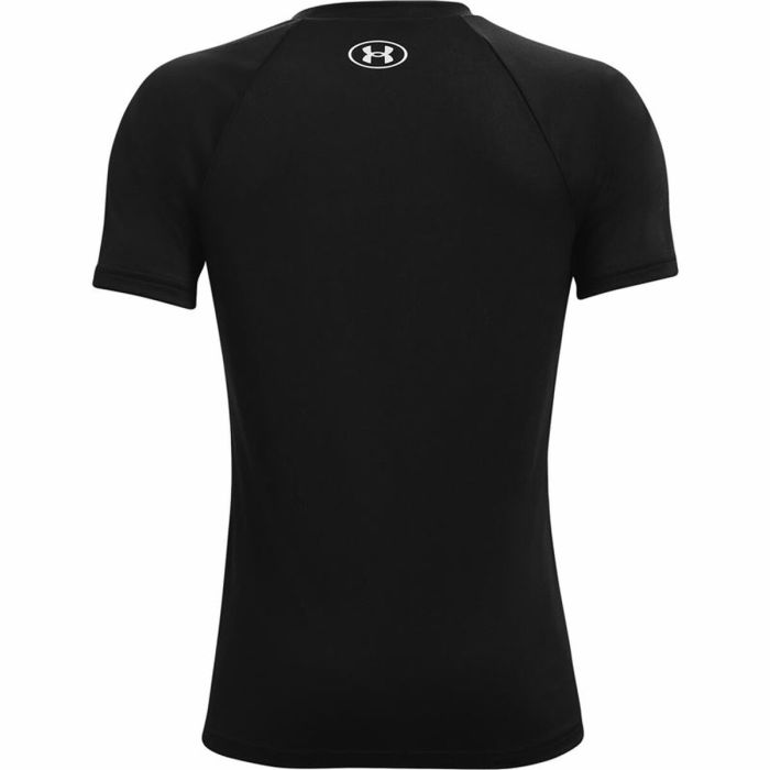 Camiseta de Manga Corta Infantil Under Armour Tech Big Logo Negro 1