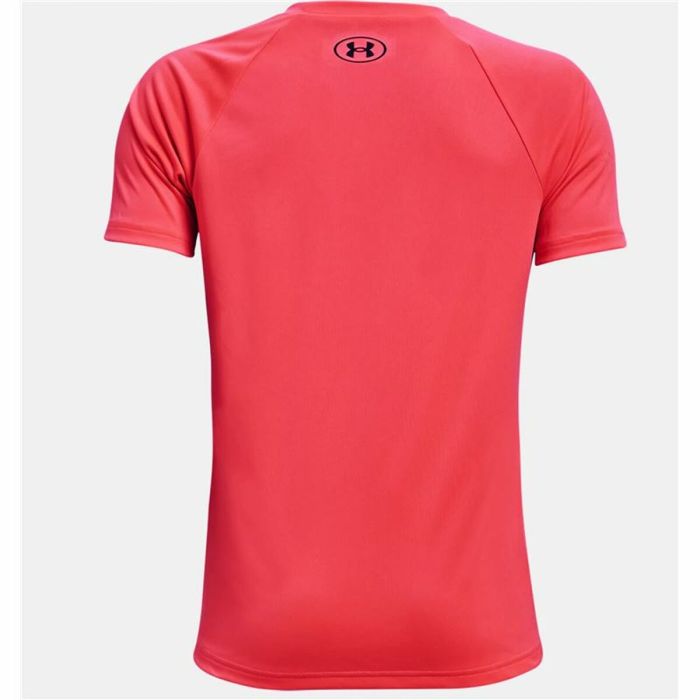 Camiseta de Manga Corta Niño Under Armour Tech Hybrid Rojo 1