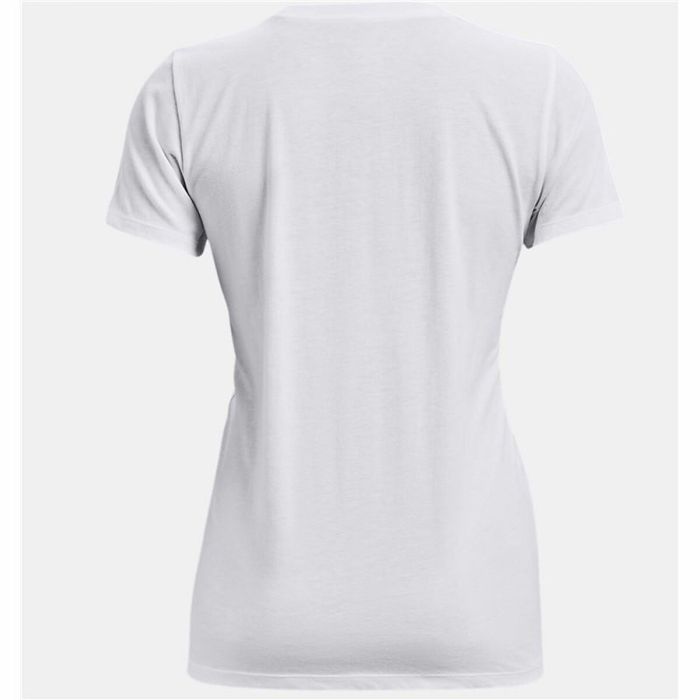 Camiseta de Manga Corta Mujer Under Armour Graphic Blanco 4