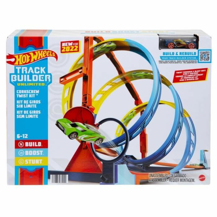 Pista de Carreras Hot Wheels Track Builder Unlimited: Infernal Spiral 4