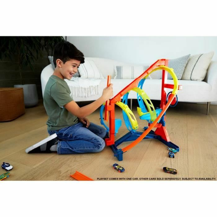 Pista de Carreras Hot Wheels Track Builder Unlimited: Infernal Spiral 1
