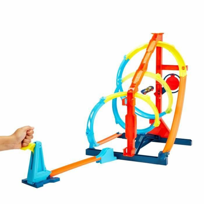Pista de Carreras Hot Wheels Track Builder Unlimited: Infernal Spiral 3