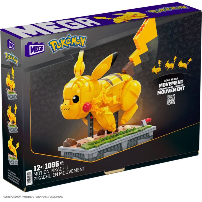 Kit de construcción Pokémon Mega Construx - Motion Pikachu 1095 Piezas 4