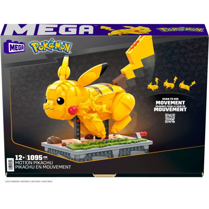 Kit de construcción Pokémon Mega Construx - Motion Pikachu 1095 Piezas 3