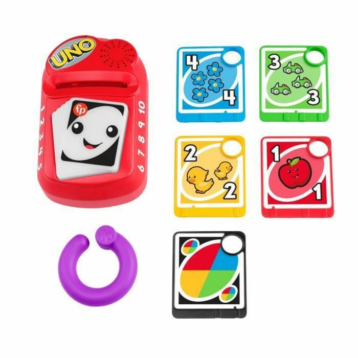 Juguete Interactivo para Bebés Fisher Price My First Bilingual Uno 2