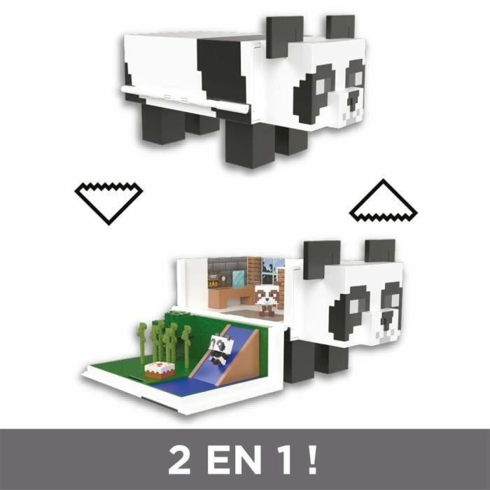 Casa de Miniatura Mattel The Panda's House Minecraft 4