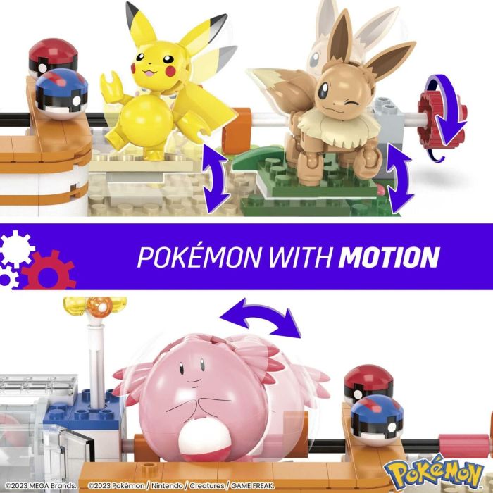 Kit de construcción Pokémon Mega Construx - Forest Pokémon Center 648 Piezas 2