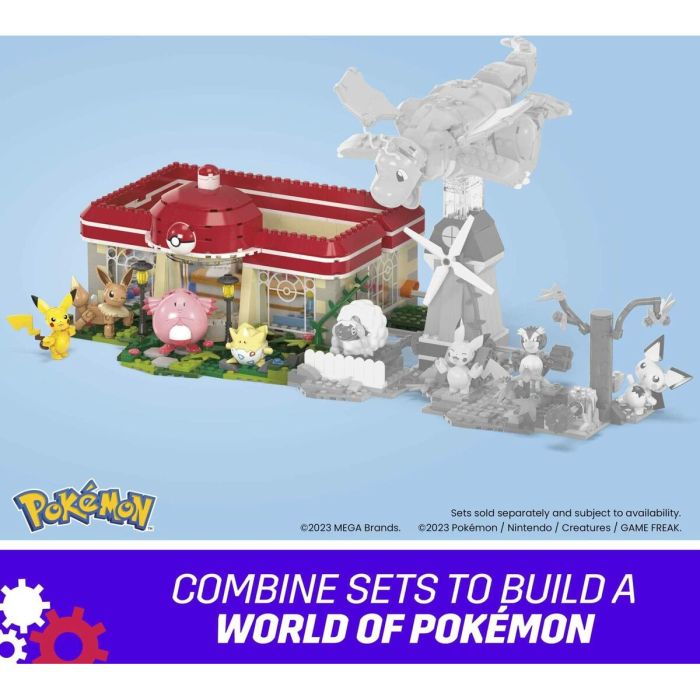 Kit de construcción Pokémon Mega Construx - Forest Pokémon Center 648 Piezas 1