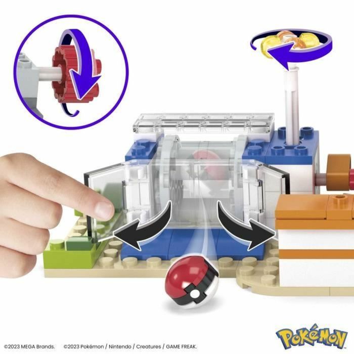 Kit de construcción Pokémon Mega Construx - Forest Pokémon Center 648 Piezas 4