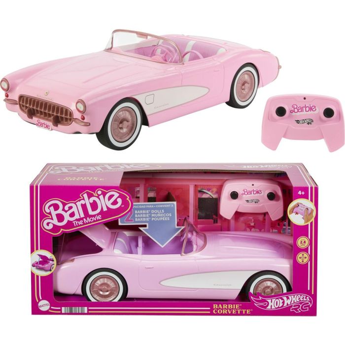 Vehículo Barbie The Movie Hot Wheels RC Corvette 1