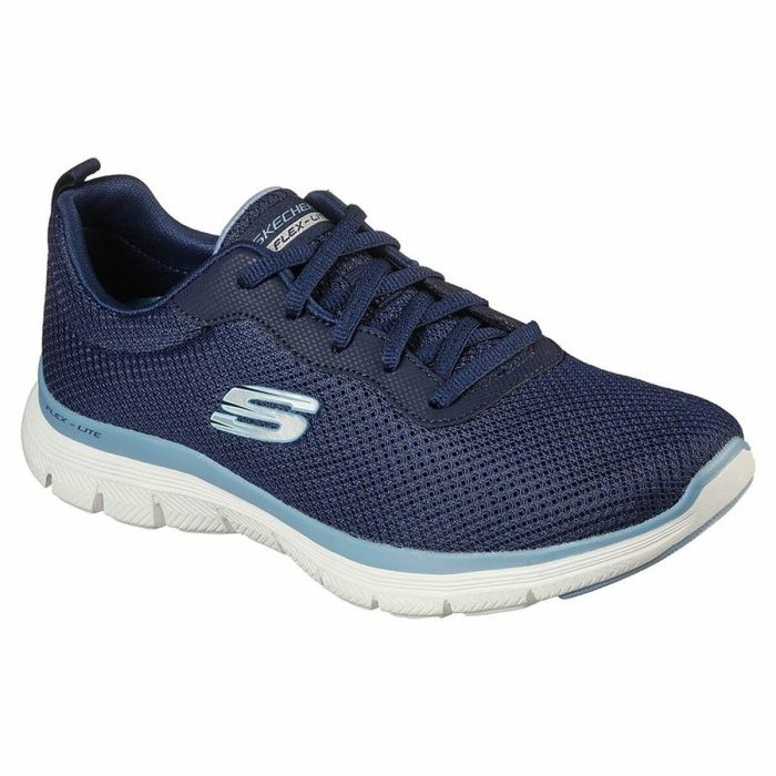 Zapatillas de Running para Adultos Skechers Flex Appeal 4.0 Mujer Azul oscuro 2