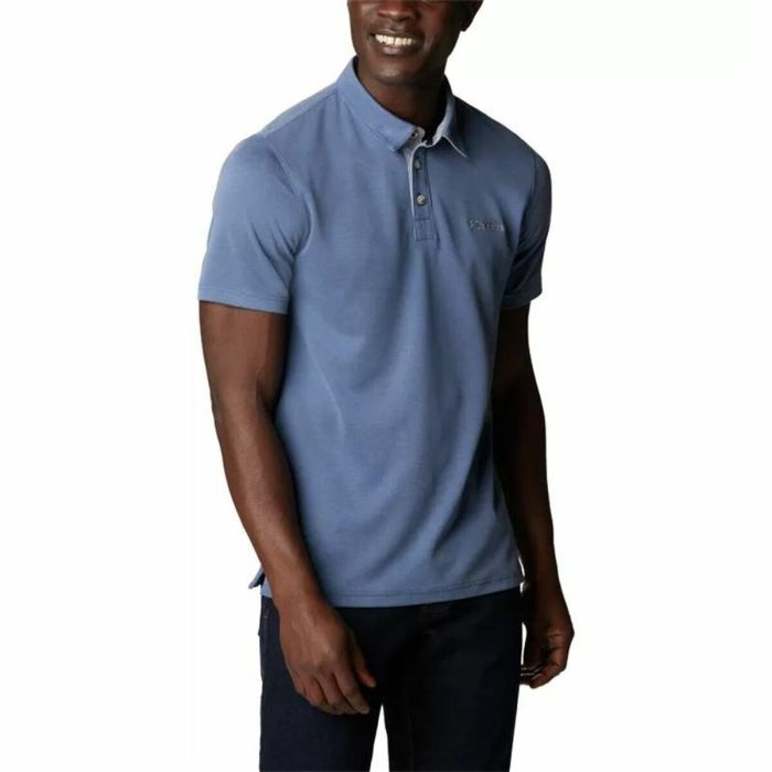 Polo de Manga Corta Hombre Columbia Nelson Point™ Añil 1