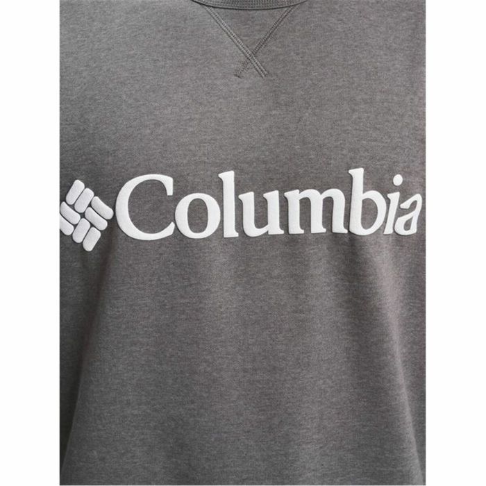 Sudadera sin Capucha Hombre Columbia Logo Fleece Crew Gris oscuro 1