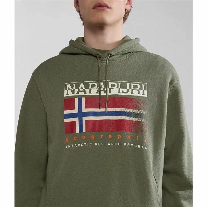 Sudadera con Capucha Niño Napapjiri B-Kreis H Verde oscuro 2