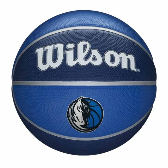 Balón de Baloncesto Wilson Nba Team Tribute Dallas Mavericks Azul Caucho Talla única 7