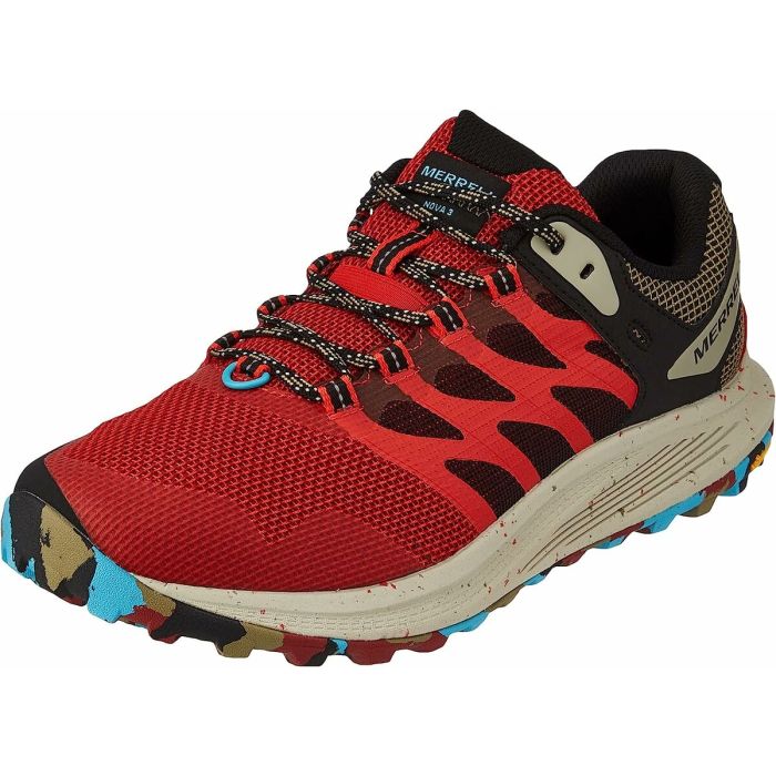 Zapatillas Deportivas Hombre Merrell Nova 3 Rojo 4