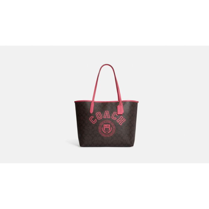 Bolso Mujer Coach CB869-IMUOE Marrón 44 x 27 x 14 cm 3 Bolso Mujer Coach CB869-IMUOE Marrón 44 x 27 x 14 cm 3