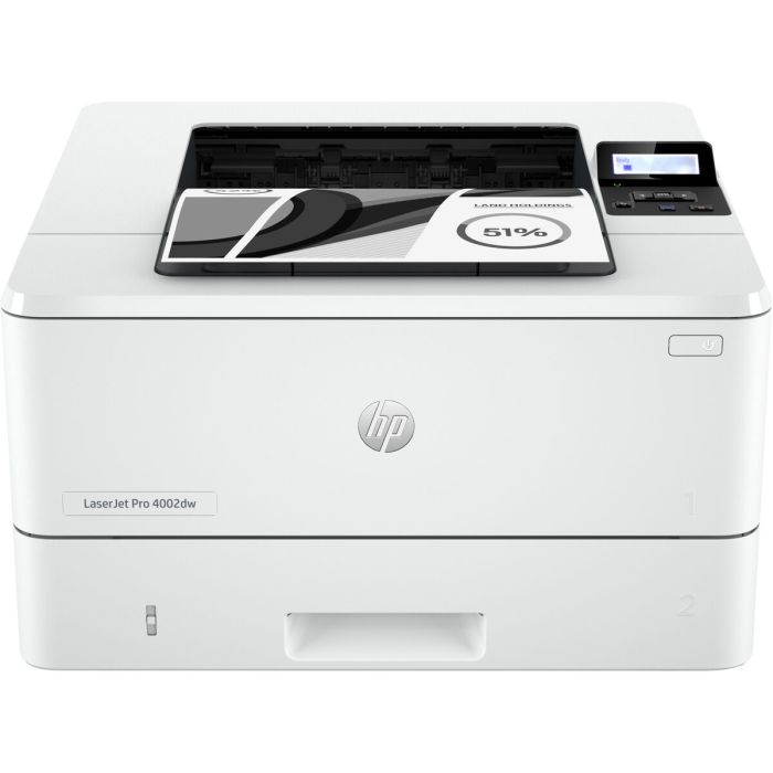 Impresora Láser Monocromo HP Laserjet Pro 4002DW WiFi/ Dúplex/ Blanca