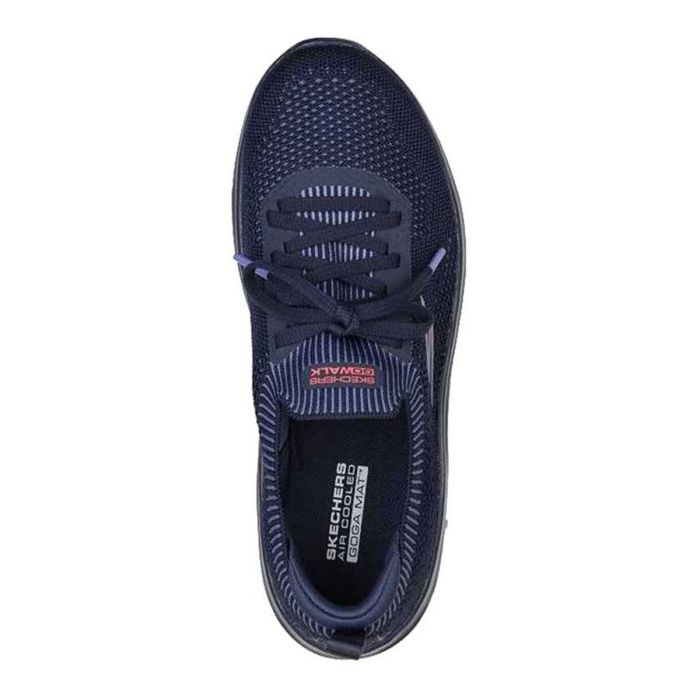 Zapatillas de Running para Adultos Skechers Engineered Flat Knit W Azul 2