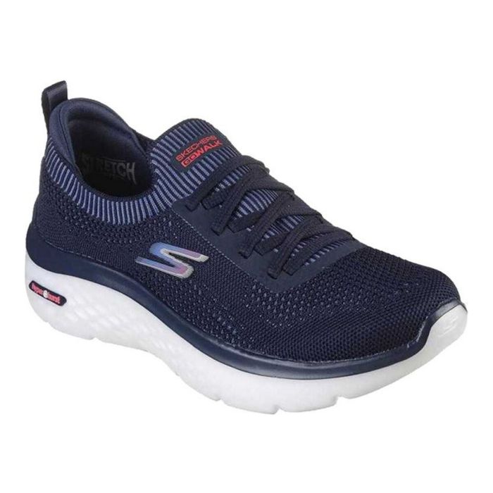 Zapatillas de Running para Adultos Skechers Engineered Flat Knit W Azul 1