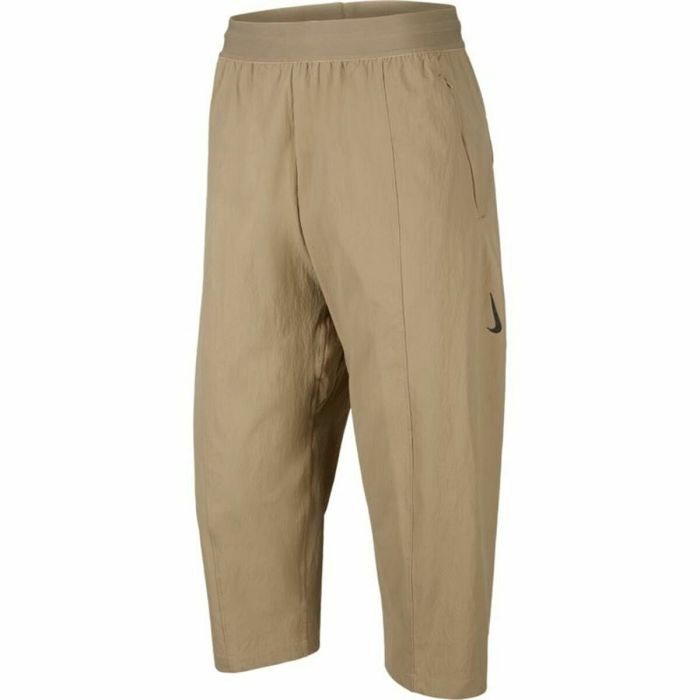 Pantalón Largo Deportivo Nike Dri-Fit Yoga Beige Hombre