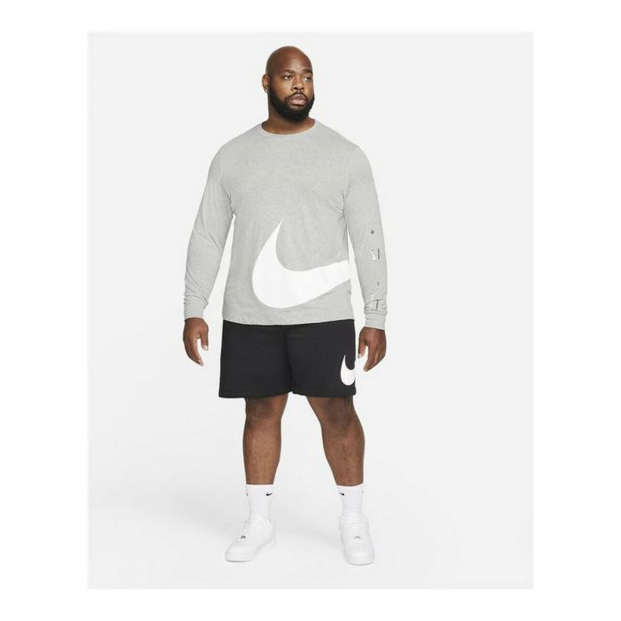 Camiseta de Manga Larga Hombre Nike Sportswear Gris claro 1