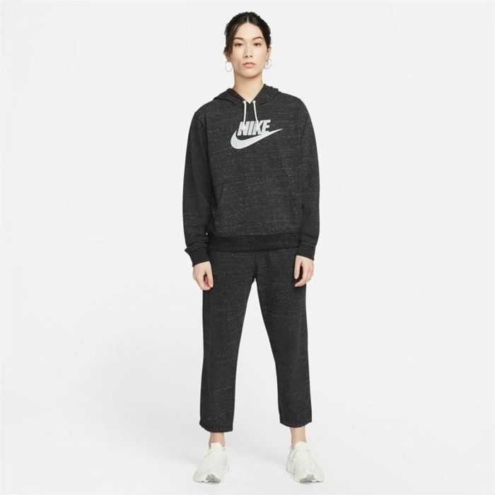 Sudadera con Capucha Mujer Nike Sportswear Gym Vintage Negro 2