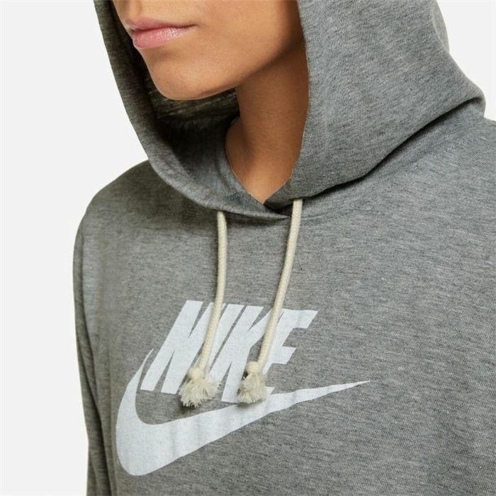 Sudadera con Capucha Mujer Nike Sportswear Gym Vintage Gris oscuro 1