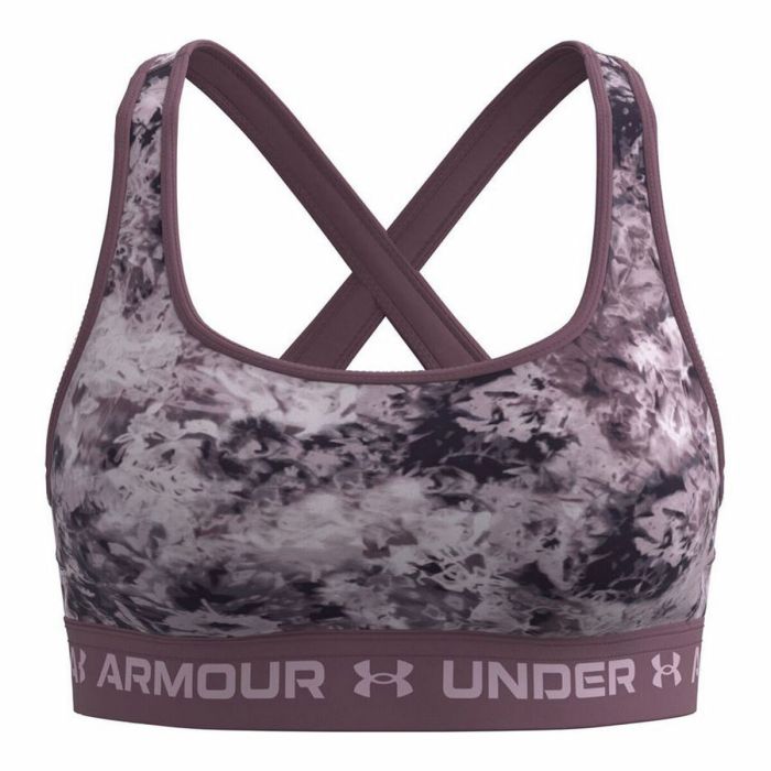 Sujetador Deportivo Under Armour Mid Crossback Marrón