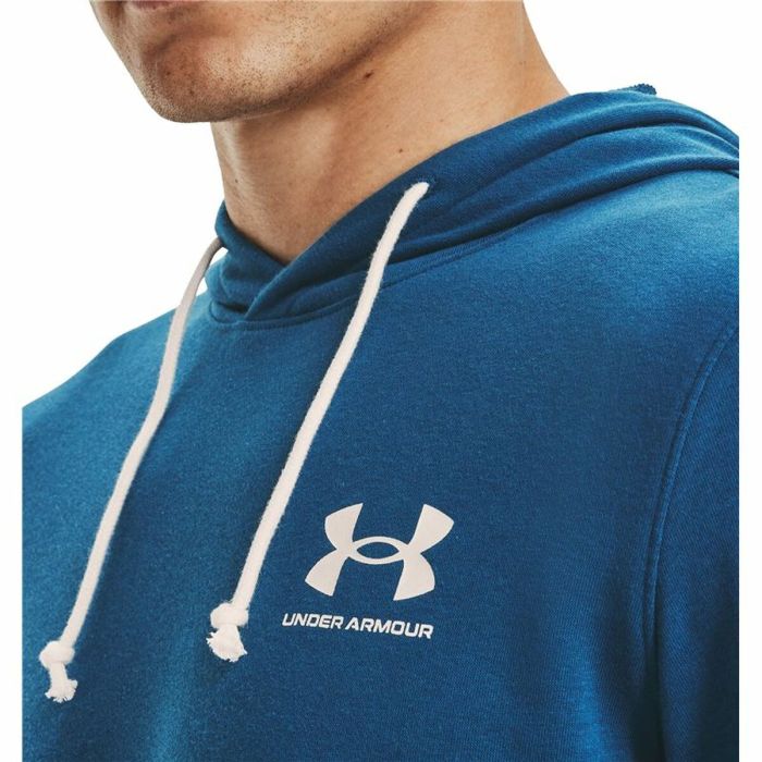 Sudadera con Capucha Hombre Under Armour Rival Terry Azul 1
