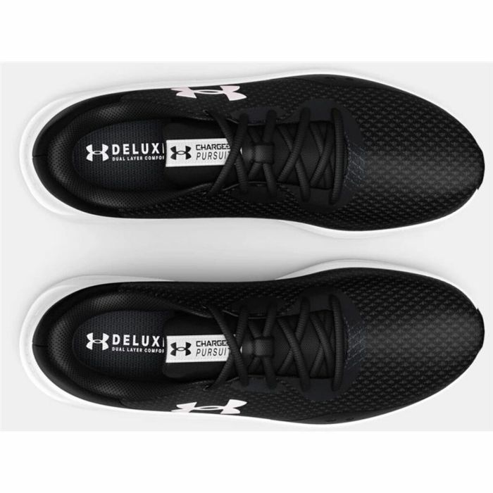 Zapatillas Deportivas Infantiles Under Armour  Charged Pursuit 3 Negro 2