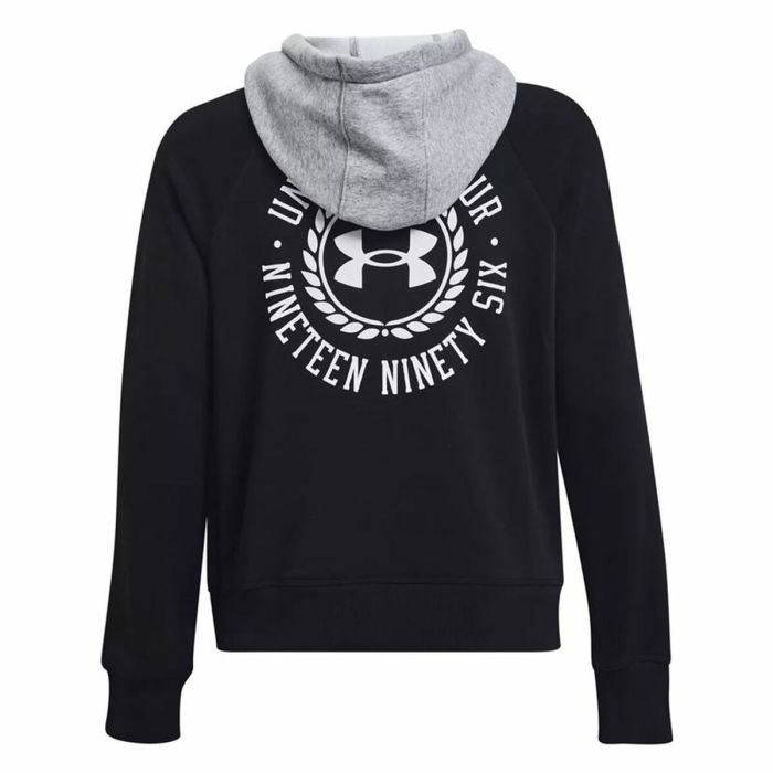 Sudadera con Capucha Hombre Under Armour Rival Fleece CB Negro