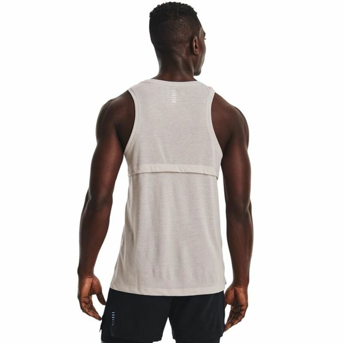 Camiseta para Hombre sin Mangas Under Armour Streaker Gris 3