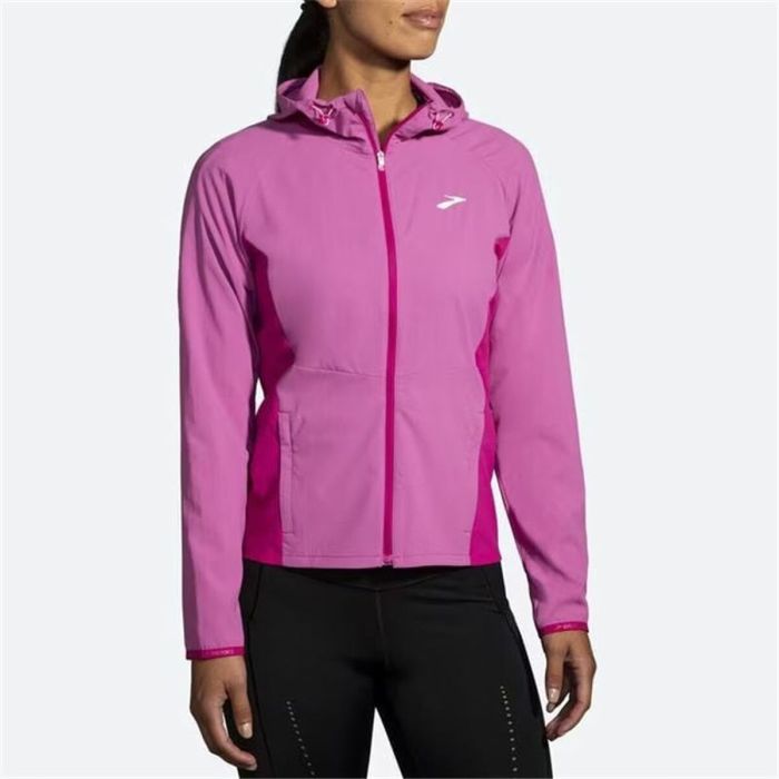 Chaqueta Deportiva para Mujer Brooks Canopy Frosted Rosa oscuro 6