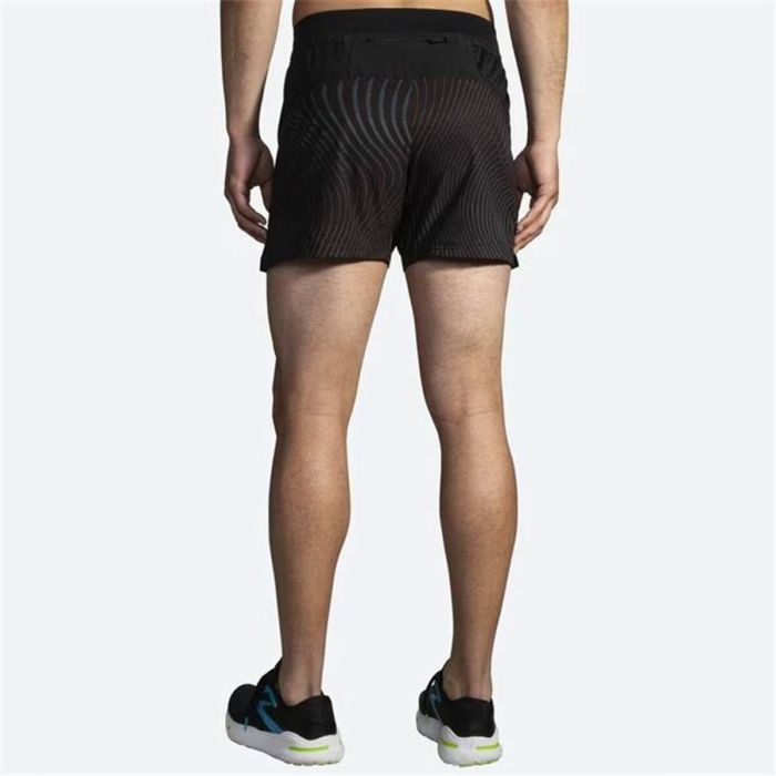 Pantalones Cortos Deportivos para Hombre Brooks Sherpa 5" Negro 5