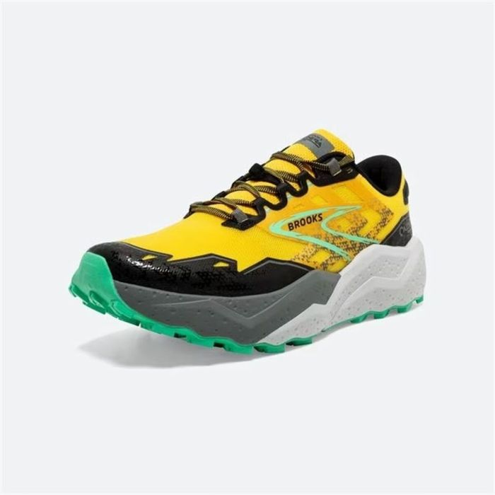 Zapatillas de Running para Adultos Brooks Caldera 7 Amarillo Negro 1