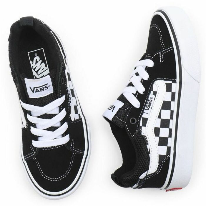 Zapatillas Casual Vans Filmore YT Checkerboard Negro 6