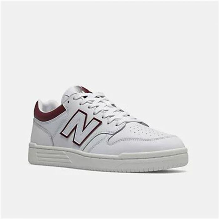 Zapatillas Deportivas Hombre New Balance 480 Blanco Rojo Oscuro 1